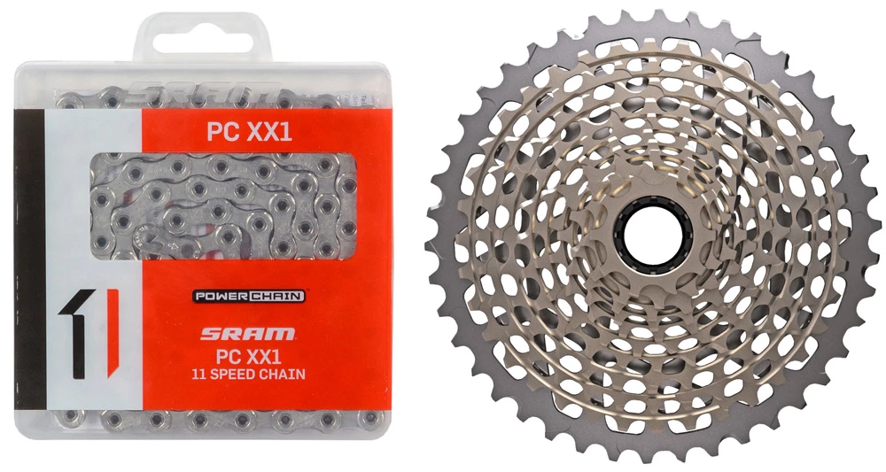 SRAM XX1 Kit D'usure Cassette XG-1199 + Chaîne PC XX1 11 Vitesses 3 SRAM XX1 Kit D'usure Cassette XG-1199 + Chaîne PC XX1 11 Vitesses