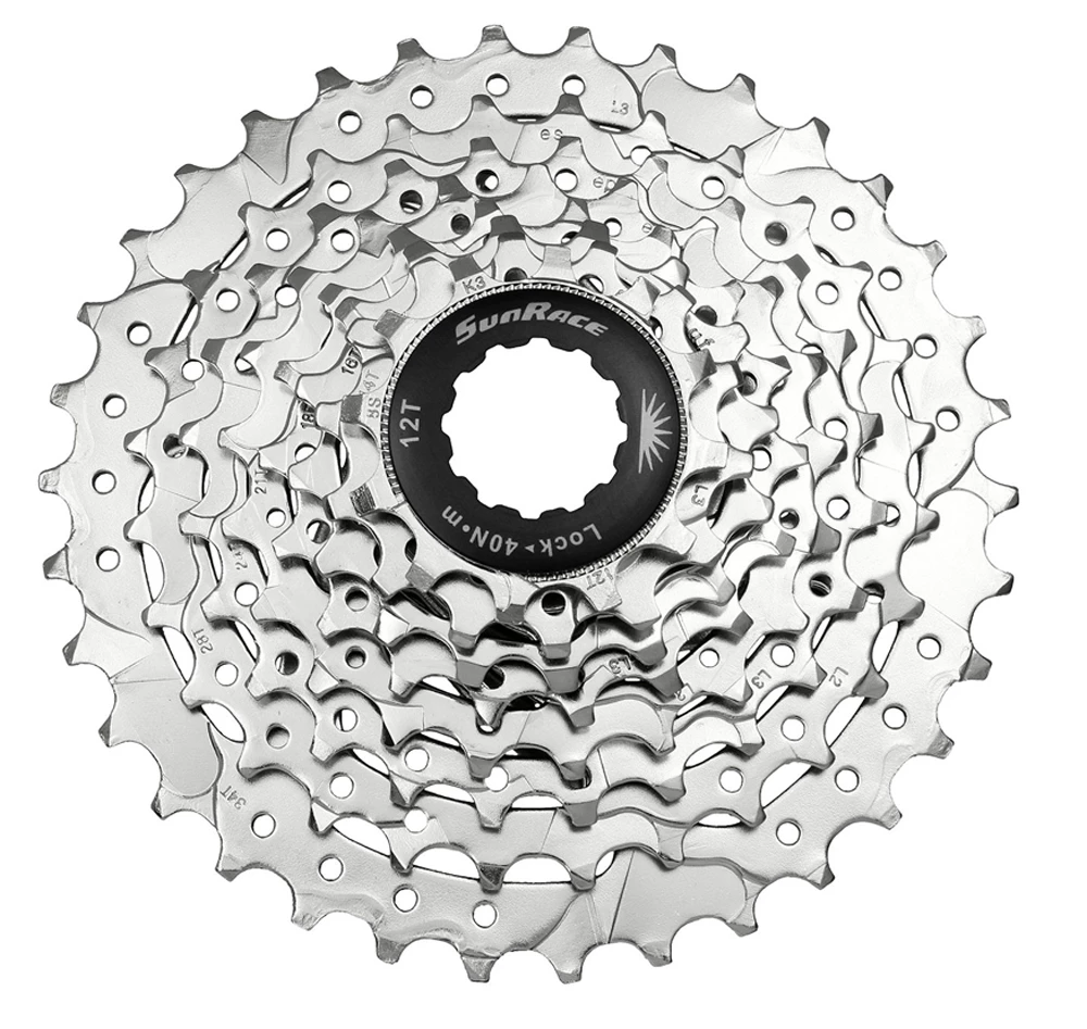 SUNRACE Cassette CSM66 8 Vitesses 11-34 3 SUNRACE Cassette CSM66 8 Vitesses 11-34