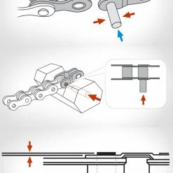 KMC Half Link Demi-maillon De Chaîne 5 KMC Half Link Demi-maillon De Chaîne -Shimano Soldes 300024 2FYgxG58wxUU6D