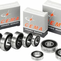 CEMA Roulement à Billes De Moyeu 6001 Céramique 12 X 28 X 8 Mm