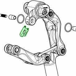 Cane Creek Kit De Bouton De Déverrouillage Thudbuster G4 LT Or 7 Cane Creek Kit De Bouton De Déverrouillage Thudbuster G4 LT Or -Shimano Soldes Cane Creek Thudbuster Offnungsknopf Kit Gold 840226076621 a