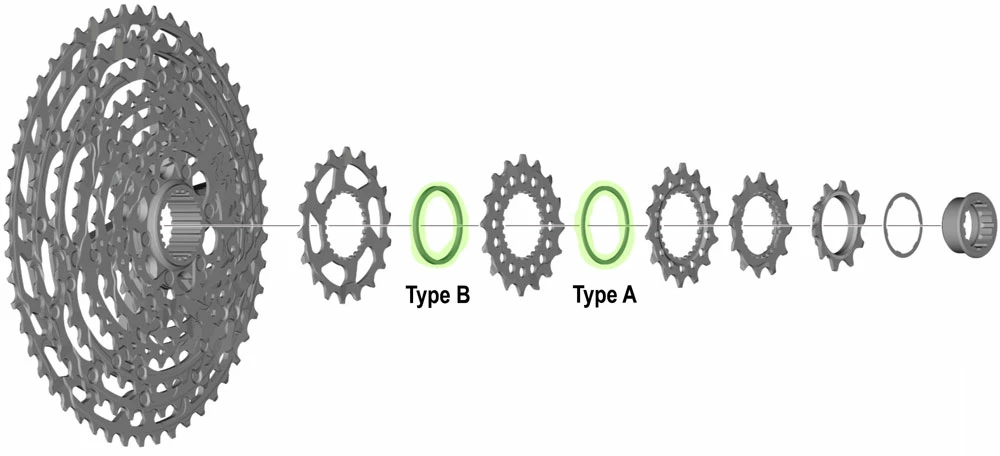 Shimano Bague D'espacement Pour CS-M7100/M8100 5 Shimano Bague D'espacement Pour CS-M7100/M8100 â Image 3