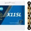 KMC Chaîne X11SL Ti-N 11 Vitesses 2 KMC Chaîne X11SL Ti-N 11 Vitesses -Shimano Soldes KMC X11SL Ti N 11 fach Kette Master
