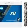 KMC Chaîne X8 8 Vitesses 2 KMC Chaîne X8 8 Vitesses -Shimano Soldes KMC X8 8 fach Kette Master