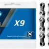 KMC Chaîne X9 à 9 Vitesses 2 KMC Chaîne X9 à 9 Vitesses -Shimano Soldes KMC X9 9 fach Kette Master