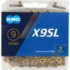KMC Chaîne X9SL Ti-N 9 Plis 2 KMC Chaîne X9SL Ti-N 9 Plis -Shimano Soldes KMC X9SL Ti N 9 fach Kette BX09SLT14 a