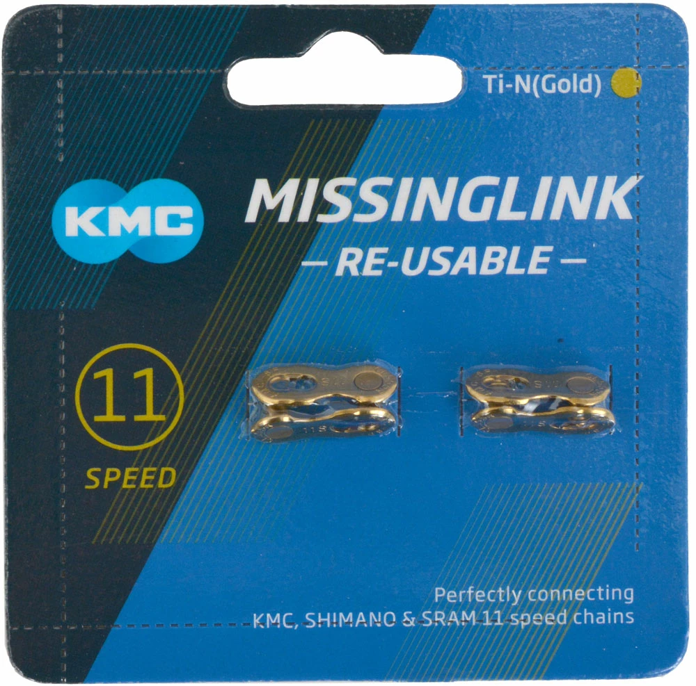 KMC Verrouillage De Chaîne X11 Ti-N MissingLink 3 KMC Verrouillage De Chaîne X11 Ti-N MissingLink