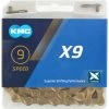 KMC Chaîne X9 Ti-N 9 Vitesses 1 KMC Chaîne X9 Ti-N 9 Vitesses -Shimano Soldes KMC X9 Ti N 9 fach Kette BX09TI114