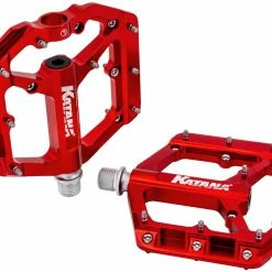 Katana Pédales à Plateforme X-Blade -Shimano Soldes Katana X Blade Plattformpedale red 10290