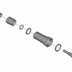 Shimano Axe De Pédale Complet Pour PD-EH500 7 Shimano Axe De Pédale Complet Pour PD-EH500 -Shimano Soldes Pedalachse komplett PD EH500 c