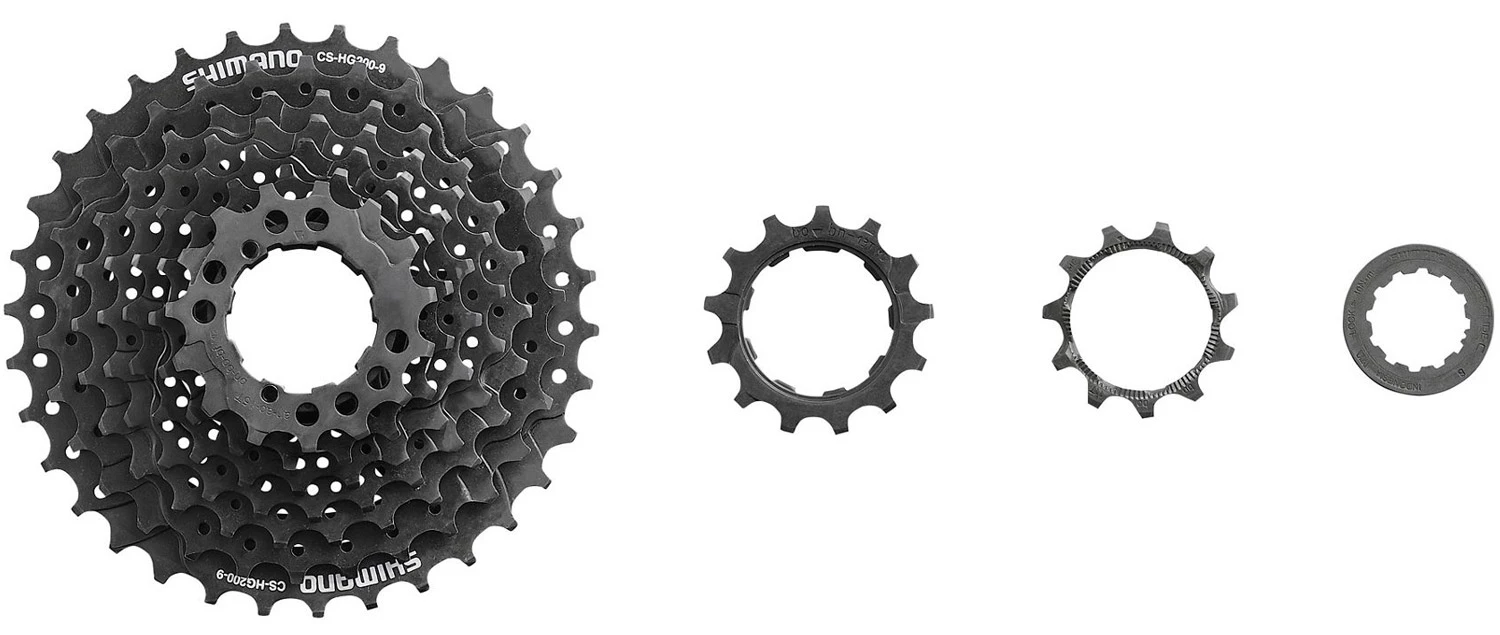 Shimano Cassette 9 Vitesses ALTUS CS-HG200 5 Shimano Cassette 9 Vitesses ALTUS CS-HG200 – Image 3
