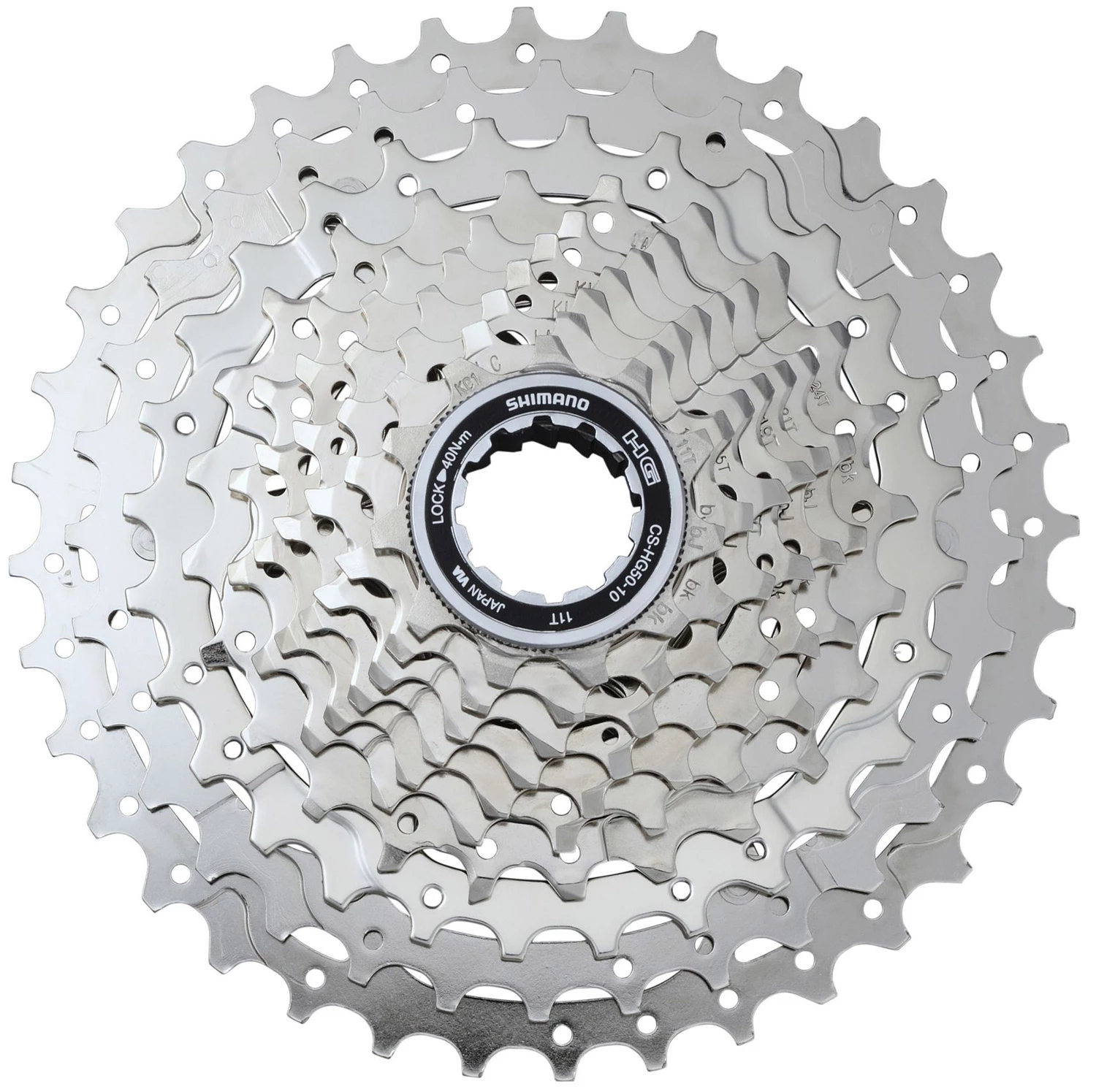 Shimano CS-HG50 Cassette 10 Vitesses 11-36 3 Shimano CS-HG50 Cassette 10 Vitesses 11-36