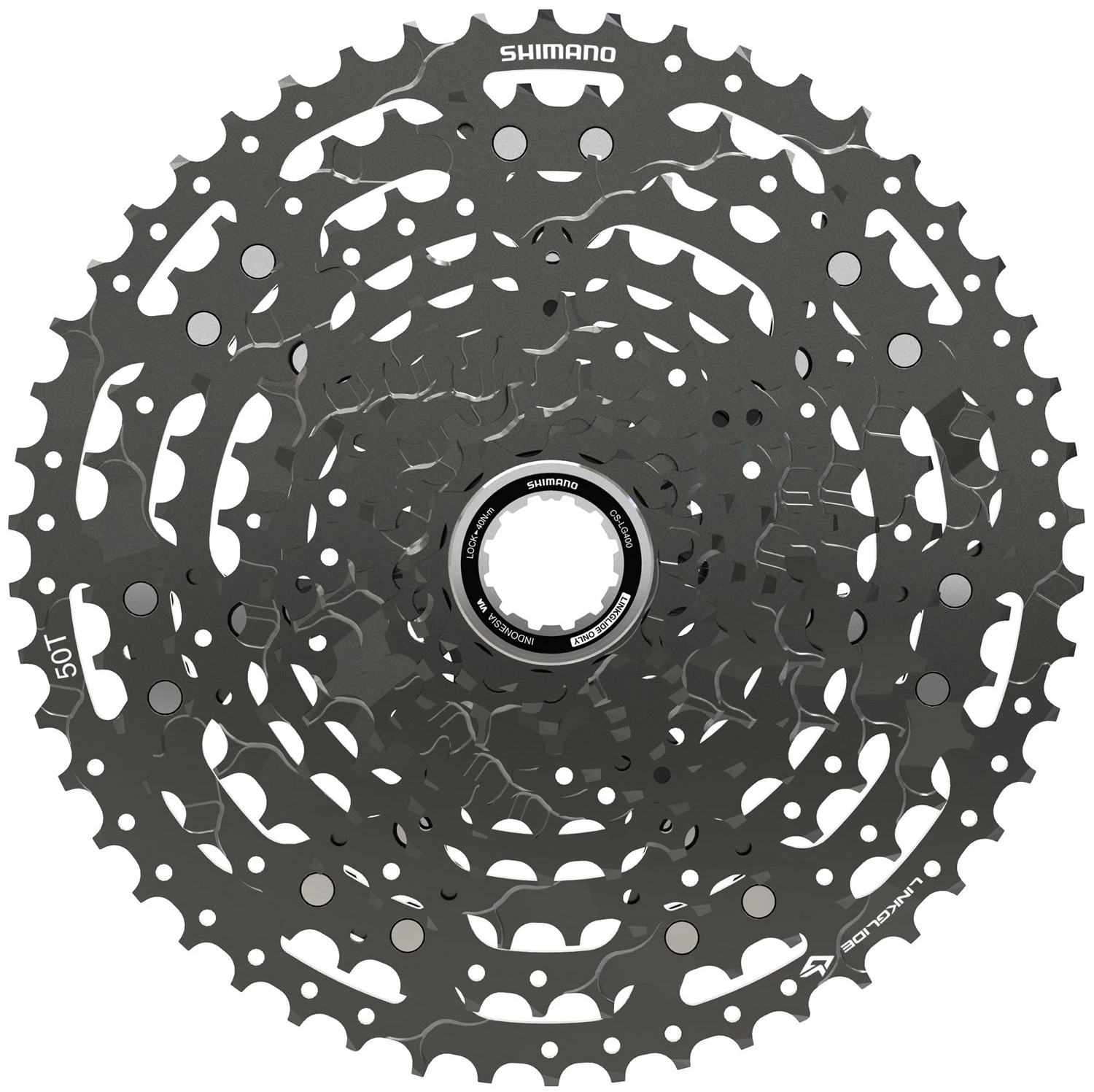 Shimano Cassette CS-LG400 11 Vitesses Linkglide 3 Shimano Cassette CS-LG400 11 Vitesses Linkglide