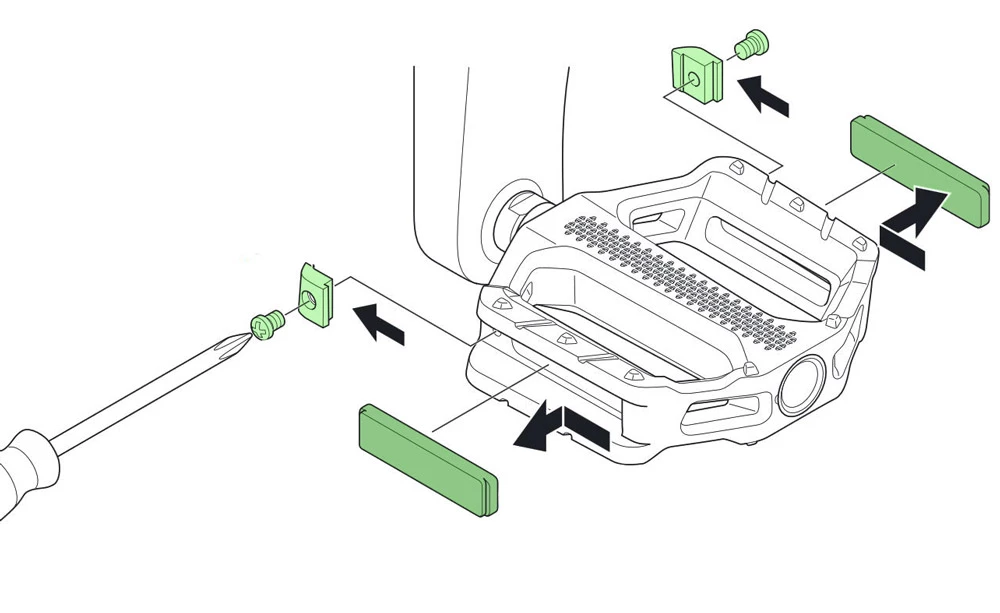 Shimano SM-PD69 Kit De Réflecteurs 4 Shimano SM-PD69 Kit De Réflecteurs – Image 2
