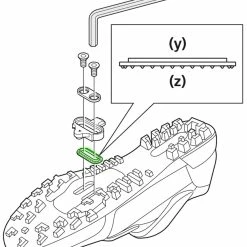 Shimano Entretoise De Cale SPD Pour PD-M8000 7 Shimano Entretoise De Cale SPD Pour PD-M8000 -Shimano Soldes Shimano YL8098030 c