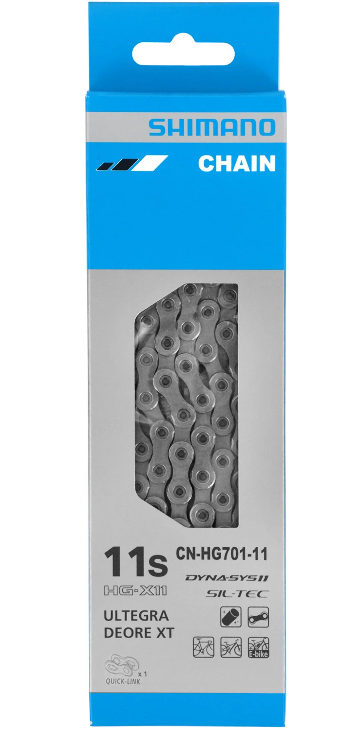 Shimano CN-HG701 Chaîne à 11 Vitesses Avec Quick-Link 4 Shimano CN-HG701 Chaîne à 11 Vitesses Avec Quick-Link – Image 2