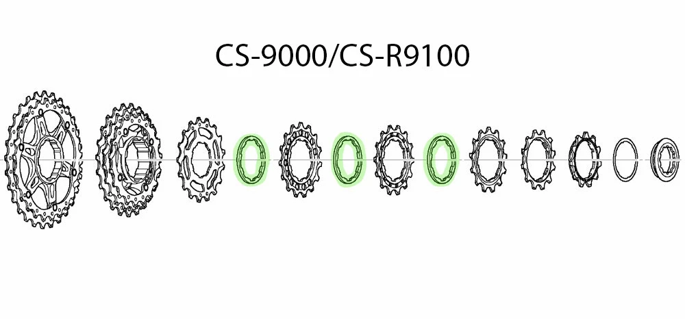 Shimano Bague D'espacement 2.18 Mm Pour CS-M8000/CS-9000/R9100 6 Shimano Bague D'espacement 2.18 Mm Pour CS-M8000/CS-9000/R9100 â Image 4