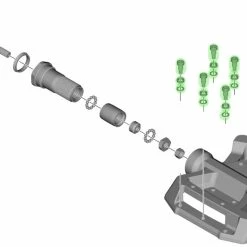 Shimano Pins De Rechange Pour PD-GR500/M820/MX80 (9 Pièces) -Shimano Soldes Shimano Ersatzpins fur PD GR500 YL8798010 c