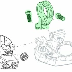 SRAM Collier De Serrage Eagle AXS/Reverb AXS -Shimano Soldes Sram Eagle AXS Reverb AXS Klemmschelle 11 7018 076 002 2