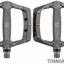 Triple Eight SL Flat Pédales à Plateforme 7 Triple Eight SL Flat Pédales à Plateforme -Shimano Soldes TRIPLE EIGHT SL Flat Plattformpedale titanium silver 6585