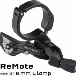 Wolf Tooth Components Levier ReMote Remote -Shimano Soldes WT ReMote 31 8 clamp Black 01 2000x
