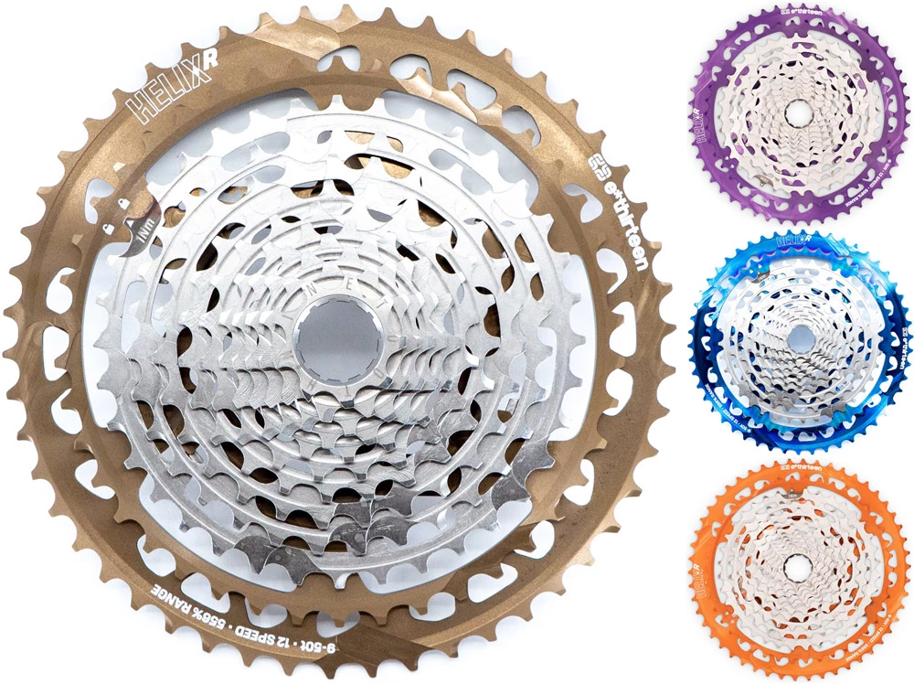 E-thirteen Cassette Helix R 12 Vitesses 9-50T 3 E-thirteen Cassette Helix R 12 Vitesses 9-50T