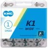 KMC Chaîne K1 Wide Singlespeed 1 KMC Chaîne K1 Wide Singlespeed -Shimano Soldes groot BK1WNB110 K1 Wide Silver Black