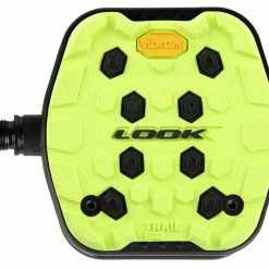 LOOK Pédales Plates-formes Trail Grip -Shimano Soldes look trail grip pedals lime 2